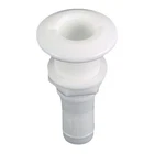 Perko 13/16" Hole Plastic White Broad Flange Thru-hull Fitting For 5/8" Hose New. Price: $10.47.
