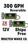 Reversible Water Pump Wakeboard Boat Ballast Bag 12V Replaces Jabsco Puppy New. Price: $209.99.