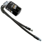 Vw Bus Full Flow Oil Filter Kit An Fittings-black Stainless Hose, Wix New. Price: $208.94.
