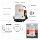 Seaflo 12V Sump Bilge Pump Submersible 1500 Gph Marine Boat 4 Year Warranty New. Price: $69.25.