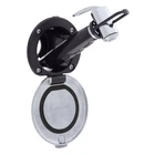 Ambassador 136-0042-KP-R Recessed Shower, Black Cup/ss Lid New. Price: $155.09.
