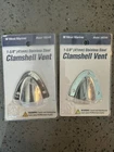 Nib West Marine Stainless Steel 1-5/8" Clam Shell Vent #180349 Lot Of 2 New. Price: $14.99.