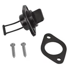 Attwood 3/4" Plastic Black Drain Plug & Receiver Kit New. Price: $18.55.