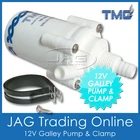 12V Tmc 100 Gph Pump Only & Clamp-electric Galley Water For Boat/caravan/rv Brand. Price: $21.52.