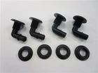 Flow Rite MA-027-B Barbed Flanged Drain Elbow Black Set Of (4) Marine Boat New. Price: $12.95.