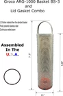 Stainless Sea Strainer Basket By Unique Boat Parts Fits GROCO-ARG-1000 BS-3 New. Price: $55.95.