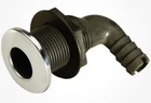 New Seachoice 90 Degree Thru-hull Stainless Steel Cap 5/8 Inch Hose Fitting S14. Price: $20.00.