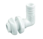 Attwood 3877-3 Polypropylene 90-DEGREE Thru-hull Connector, White Finish Used. Price: $9.99.