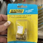 90 Degree Marine Brass Fuel Elbow Fitting 5/16 Barb X 3/8 Npt ( Lot Of ) New. Price: $10.00.