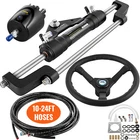 Vevor Hydraulic Outboard Boat Steering Kit 10-24''HOSES 300HP Helm Pump Cylinder New. Price: $699.90.