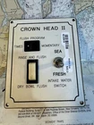 Raritan Crown Head Ii C2RM12 Wall Switch Used. Price: $30.00.