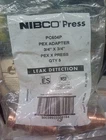 Nibco PC604P Press Copper Pex Adapter Fittings 5 Pack 3/4" Genuine Oem New. Price: $25.00.