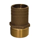Groco 1" Npt X 1-1/4" Bronze Full Flow Pipe To Hose Straight Fitting FF-1000 New. Price: $18.99.