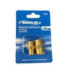 Merlin 63579, Brass Pipe Coupling Set (2 Pcs) 1/4" & 3/8" Npt- New. Price: $14.00.