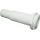 T-h Marine Straight Plastic Thru Hull Fitting With Nut 1-1/2 Inch Long White New. Price: $28.24.