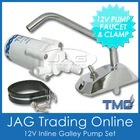 Tmc 12V Electric Galley Water Pump & Faucet Tap/clamp- Boat/caravan/motorhome/rv Brand. Price: $48.27.