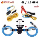 Camplux 12V Water Pump Kit, 1.6 Gpm 65 Psi High Pressure For Caravan, Rv, Boat New. Price: $71.25.