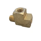 Midland Metal 28246 1/4" Brass 3-WAY Street Tee Fitting New. Price: $11.22.