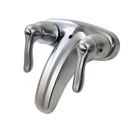 Moen 4925BC Chateau Double Handle Centerset Bathroom Faucet - Brushed Chrome Open. Price: $69.90.