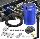 Oil Catch Can Universal Baffled Kit With Upgraded Braided Fuel New. Price: $51.96.