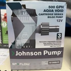 Johnson Pump 500 Gph Aqua Void Bilge 10-13626-01 New. Price: $25.00.