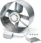 15" Gable Mount Attic Fan With Thermostat, 1600 Cfm, 4 Amp Power Exhaust New. Price: $171.99.