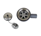 Scandvik 10306 2-1/16" Drain 1" Barb 2-3/4" Flange Sink W/ Stopper PF2535 New. Price: $33.95.