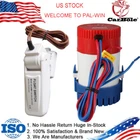 1100GPH Marine Boat Submersible Electric Bilge Water Pump & Float Switchs New. Price: $31.99.