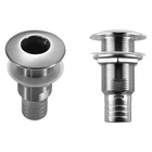1-3/4" Hole Stainless Steel Thru-hull Fitting For 1-1/4" D Hose, Aftermarket New. Price: $81.55.