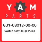 GU1-U8012-00-00 Yamaha Switch Assy, Bilge Pump GU1U80120000, New Genuine Oem Par. Price: $139.13.