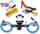 12V Water Pump Kit, 1.6 Gpm 65 Psi High Pressure For Caravan Rv Boat Gas Ho New. Price: $144.86.