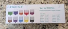 Lavest 10 Piece Professional Hair Clipper Guards Colorful 1.5MM - 25MM New. Price: $16.50.
