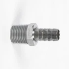 1/2" Hose Barb Elbow X Male Npt Fitting Chrome New. Price: $10.00.