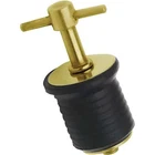 Marinenow Brass T-handle Drain Plug 1" Diameter Choose Pack Size Brown New. Price: $10.99.