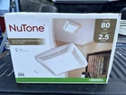 Nutone HB80RL Cfm Ventilation Fan With Light(a) New Sealed Box. Price: $69.90.