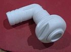 Attwood 3877-3 90 Degree Thru-hull Connector Fitting White 3/4" New. Price: $9.95.