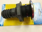 Thru Hull Fitting Seachoice 18471 Fits 1-1/4" Hose Black With Stainless Covered New. Price: $22.75.