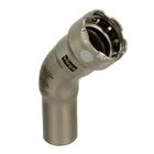 Viega Megapress 316 Fkm 1" 45-DEGREE Street Elbow #91795 New. Price: $173.22.