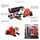 Seaflo 3.0GPM Washdown Deck Pump Caravan Rv Boat Yacht Marine Kit 12V Portable New. Price: $165.01.