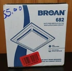 Broan-nutone 682 Duct-free Ventilation Fan, White Square Ceiling Or Wall Exhaust New. Price: $55.00.