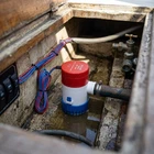 1100GPH 12V Bilge Pump, Submersible Marine Water For Boat Yacht And Rv. Price: $25.88.