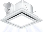 Ventilation Fans Bathroom Exhaust With Light 9.6 Inch Panel 6000K 12W Square Open. Price: $45.55.