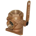 Groco 1/2 Inch Bronze Flanged Seacock With 1/4 Side Port SBV-1500-P New. Price: $631.28.