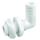 Attwood Marine 3877-3 White Plastic 90 Degree Thru-hull Connector 3/4" Inner New. Price: $14.78.