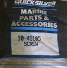 One New 10-49105 Quicksilver Mercury Cylinder Head Bolt Mercruiser 10-845705. Price: $9.99.