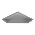 Icon Technologies 12112 Rv Skylight Smoke For Standard 28X10" Neo Angle Openings New. Price: $192.99.