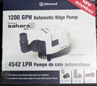 Attwood Marine Sahara MK2 S1200 Bilge Pump Gph 12V Automatic 5512-7 New. Price: $89.99.