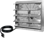 Iliving 20" Wall Exhaust Fan Automatic Shutter Variable Speed Vent Silver New. Price: $144.00.