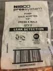 Nibco PC604 1/2 Press X Male Adapter Leak Detection New. Price: $16.96.