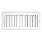 Rv Designer 4" X 10" White Metal Undampered Floor Register New. Price: $19.35.